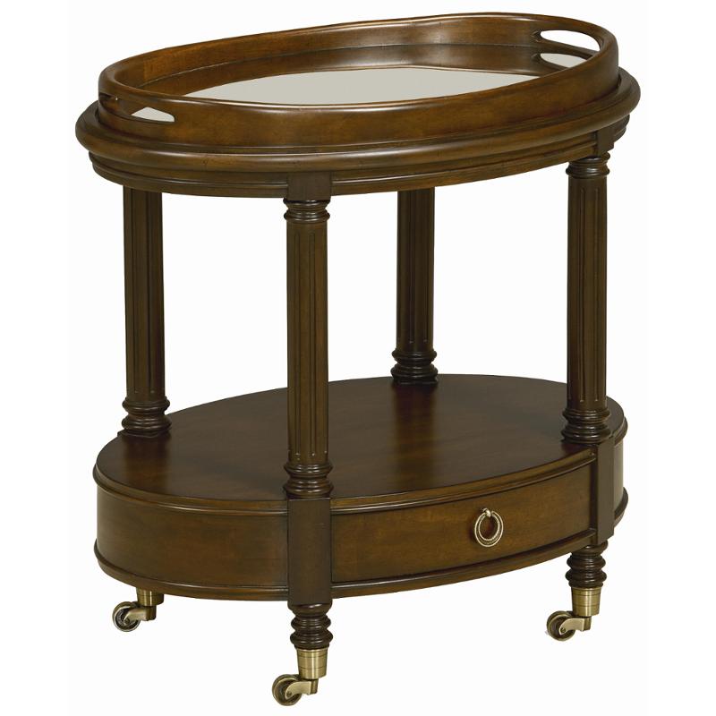 3051-330 Schnadig Furniture New London Living Room Oval End Table