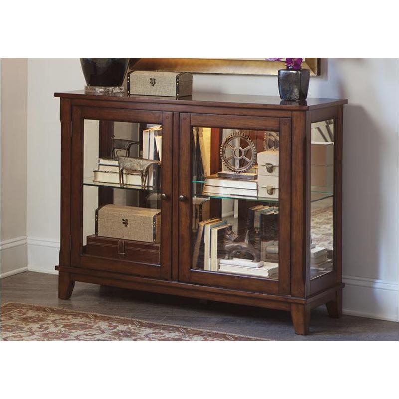 582 Cu4635 Liberty Furniture Console Curio Cherry